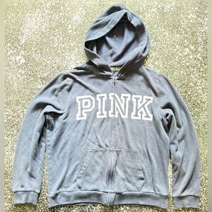 PINK Victoria’s Secret Full Zip Hoodie Size Large